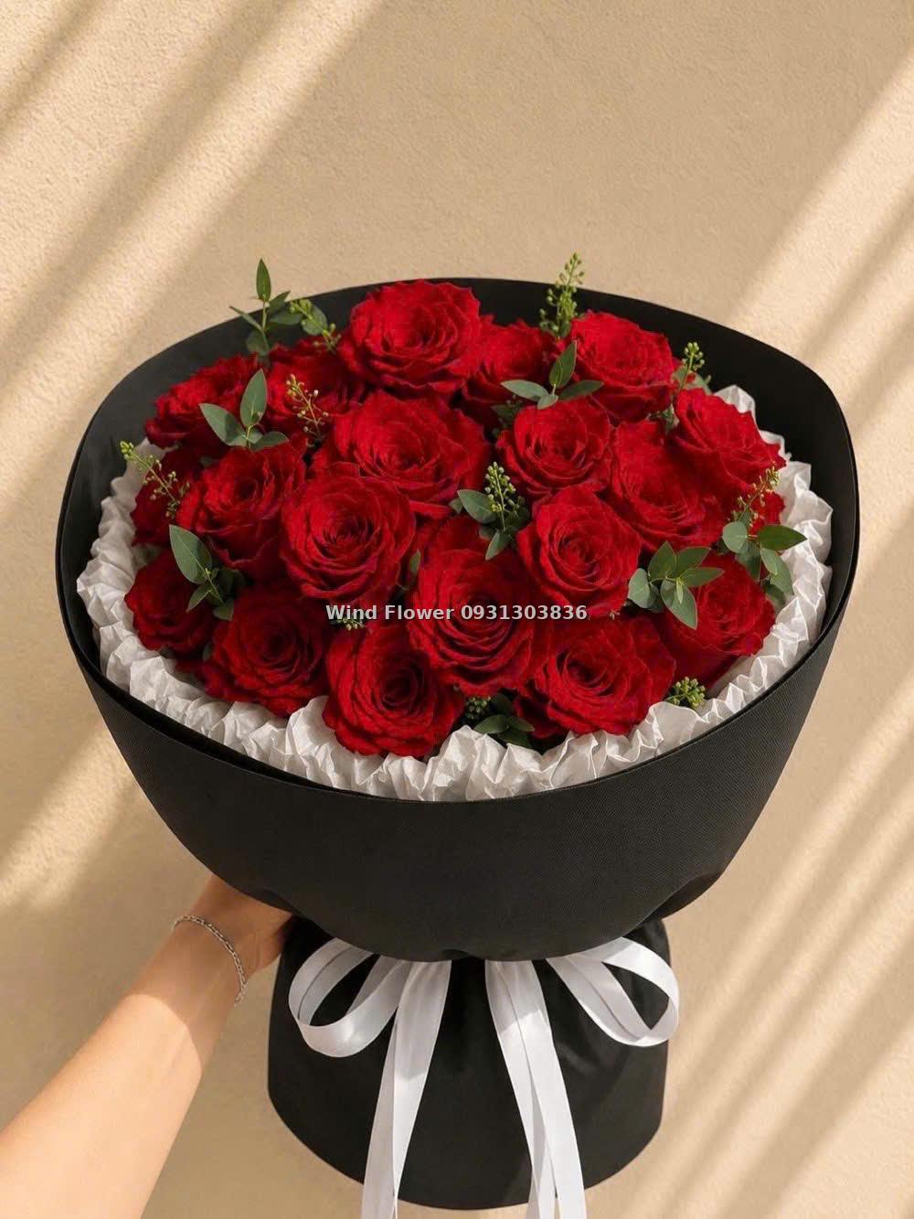 Bó hoa hồng đỏ 1